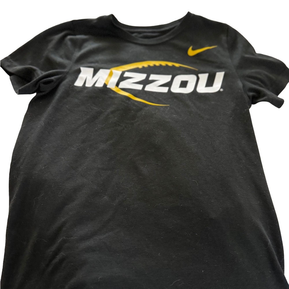 Nike Boys Black and Yellow Mizzou Tee